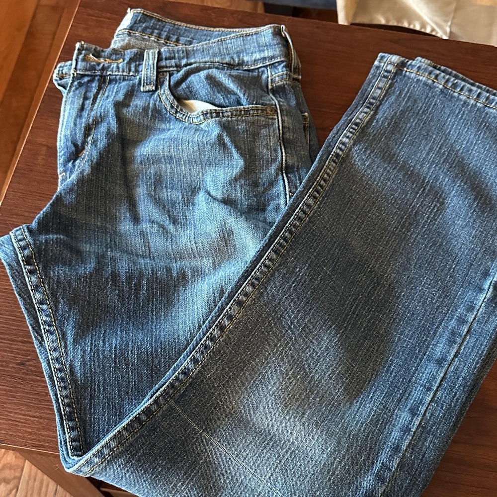 Signature by Levi Strauss Men's Straight Blue Jeans